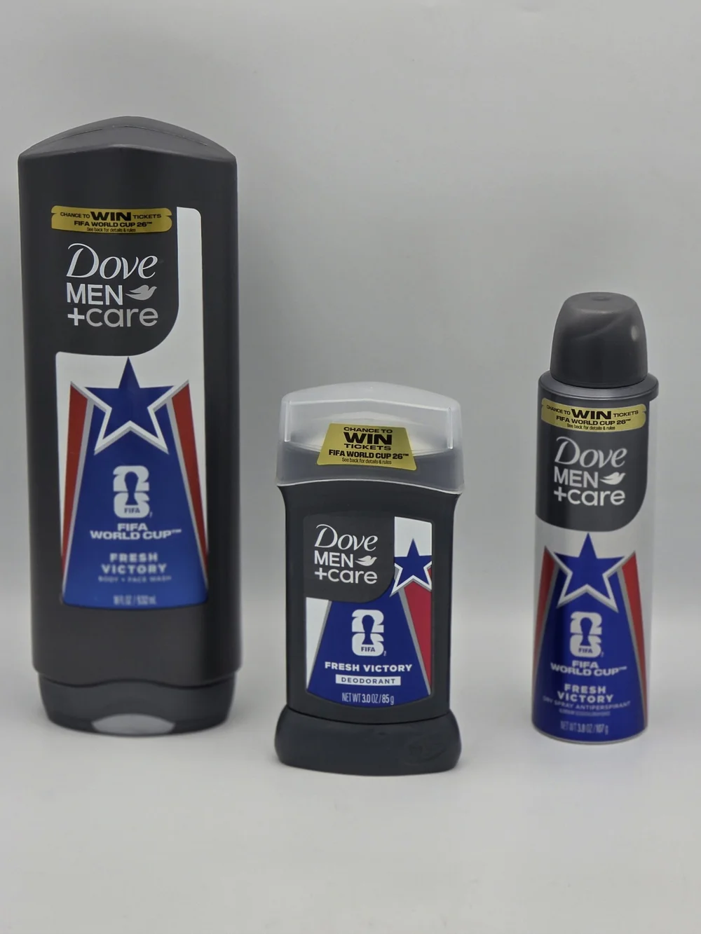 Dove Men+Care Fresh Victory Grooming Pack - Gray and Blue